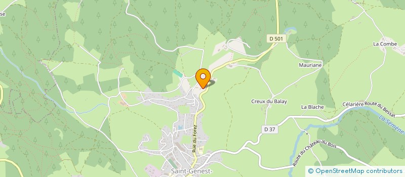 localisation de l'entreprise SCI HEURTEBISE  SAINT-GENEST-MALIFAUX