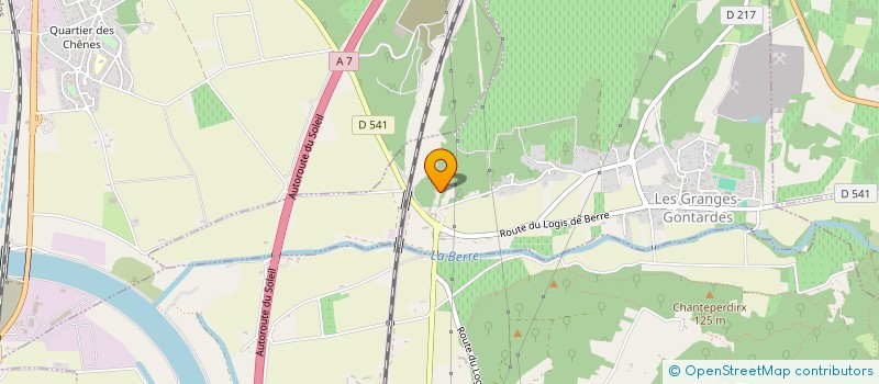 localisation de l'entreprise SCI HEURTEBISE  LES GRANGES-GONTARDES