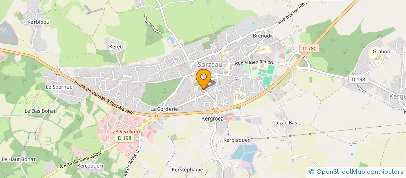 localisation de l'entreprise SCI HEURTEL  SARZEAU