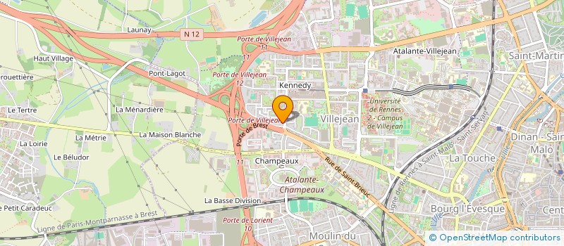 localisation de l'entreprise SCI HEURTELOUP  RENNES