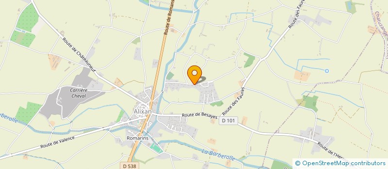 localisation de l'entreprise SCI HEUZE-LEMAZURIER  ALIXAN