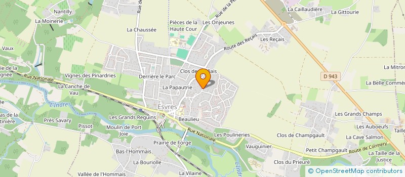 localisation de l'entreprise SCI HEVADD  ESVRES