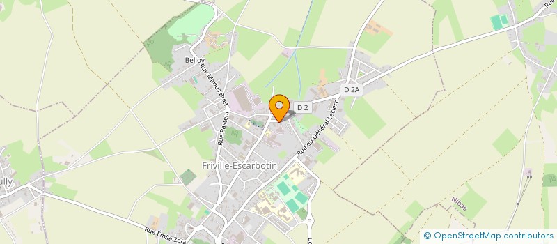 localisation de l'entreprise SCI HEVAL  FRIVILLE-ESCARBOTIN