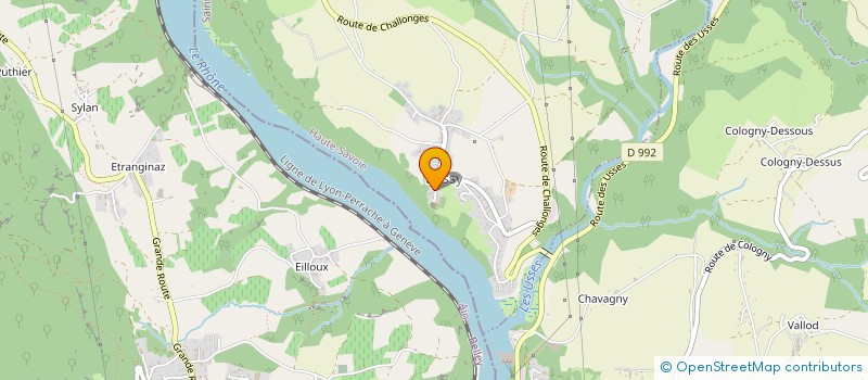 localisation de l'entreprise SCI HEVEA  FRANCLENS