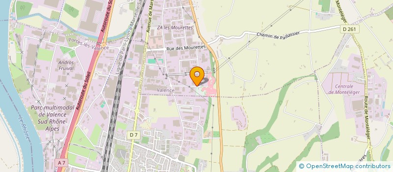 localisation de l'entreprise SCI HEVIZ à VALENCE