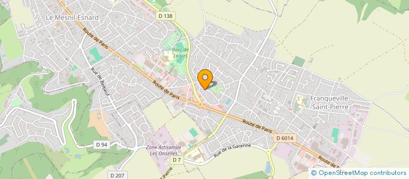 localisation de l'entreprise SCI HEVY  FRANQUEVILLE-SAINT-PIERRE