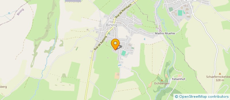 localisation de l'entreprise SCI HEWA  BINING