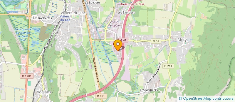 localisation de l'entreprise SCI HEXA à MERY