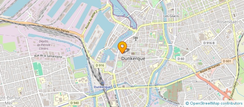 localisation de l'entreprise SCI HEXADK à DUNKERQUE