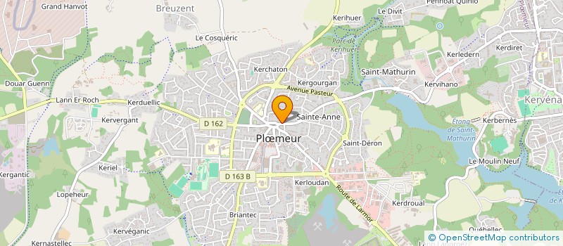 localisation de l'entreprise SCI HEXAGONE à PLOEMEUR