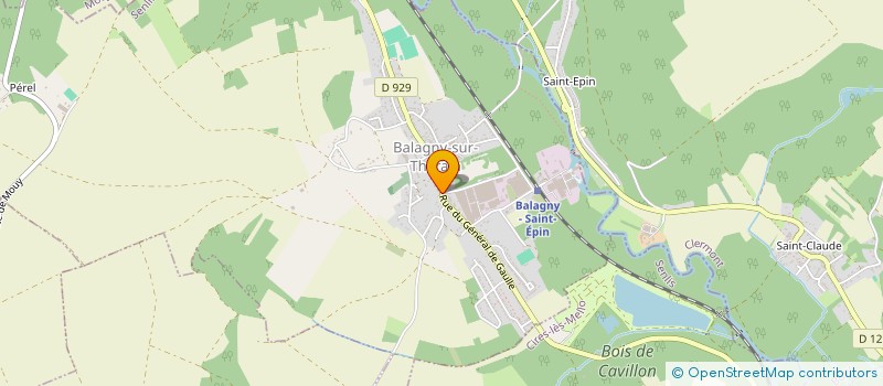 localisation de l'entreprise SCI HEXAGONE  BALAGNY-SUR-THERAIN