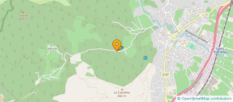 localisation de l'entreprise SCI HEXAGONE à CUERS