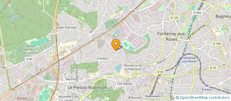 localisation de l'entreprise SCI HEXAGONE CAPITAL INVEST à LE PLESSIS-ROBINSON