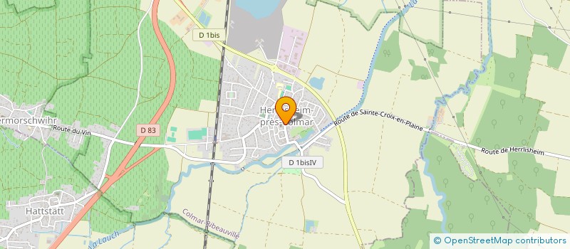 localisation de l'entreprise SCI HEYBERGER CHD  OBERMORSCHWIHR