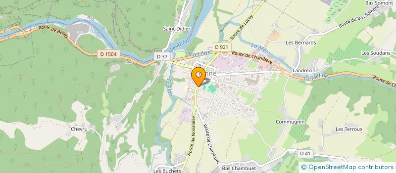 localisation de l'entreprise SCI HEYLOS  YENNE