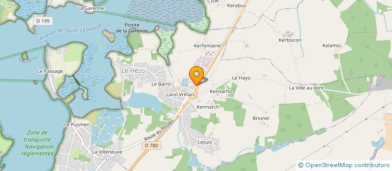 localisation de l'entreprise SCI HEZOU  LE HEZO