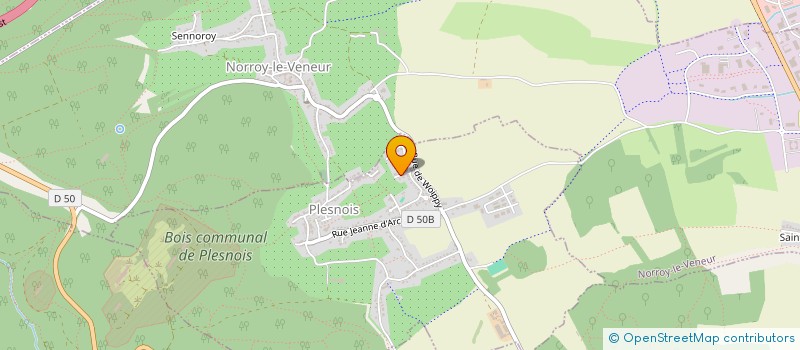 localisation de l'entreprise SCI HF 57  PLESNOIS