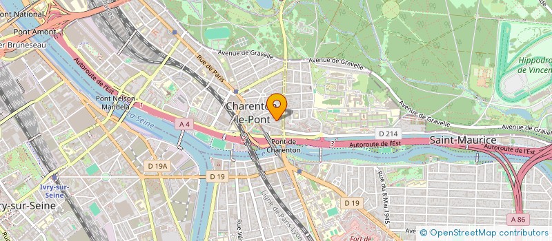 localisation de l'entreprise SCI HF 87  CHARENTON-LE-PONT