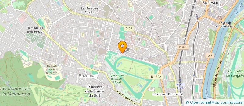 localisation de l'entreprise SCI HF MOZART à SURESNES
