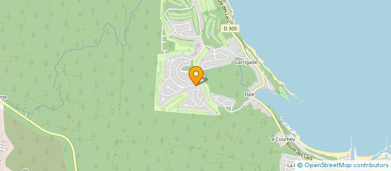 localisation de l'entreprise SCI HF2E  BISCARROSSE