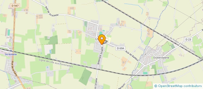 localisation de l'entreprise SCI HFA  MERRIS