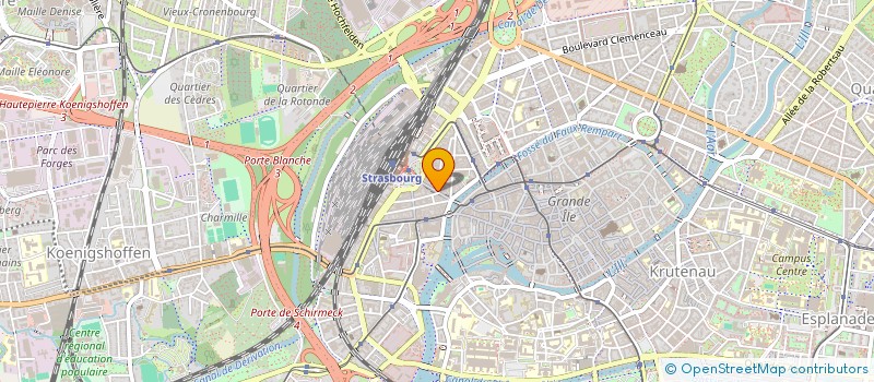 localisation de l'entreprise SCI HG 57  STRASBOURG