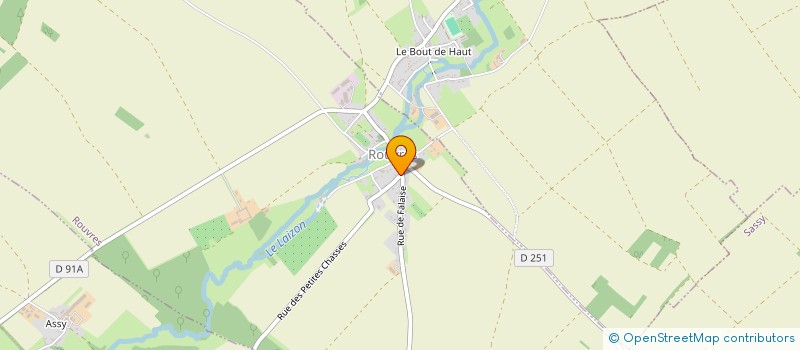 localisation de l'entreprise SCI HG ASSY  OUILLY-LE-TESSON