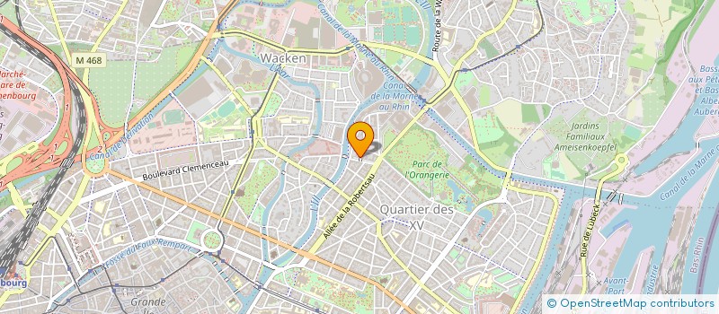 localisation de l'entreprise SCI HG2  STRASBOURG