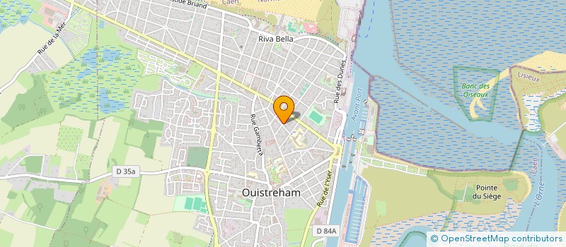 localisation de l'entreprise SCI HG2C  OUISTREHAM