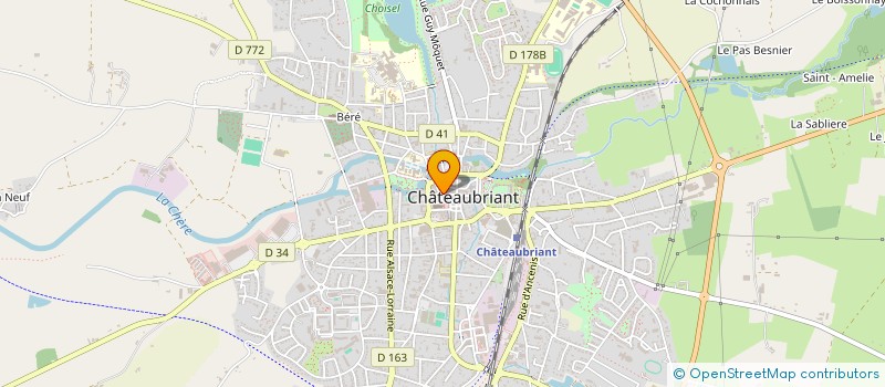 localisation de l'entreprise SCI HGC  CHATEAUBRIANT