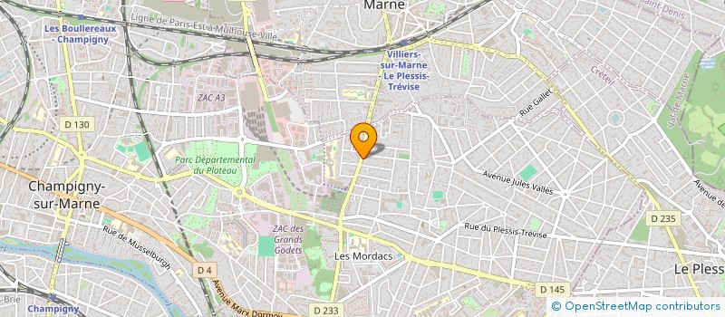 localisation de l'entreprise SCI HGH  CHAMPIGNY-SUR-MARNE