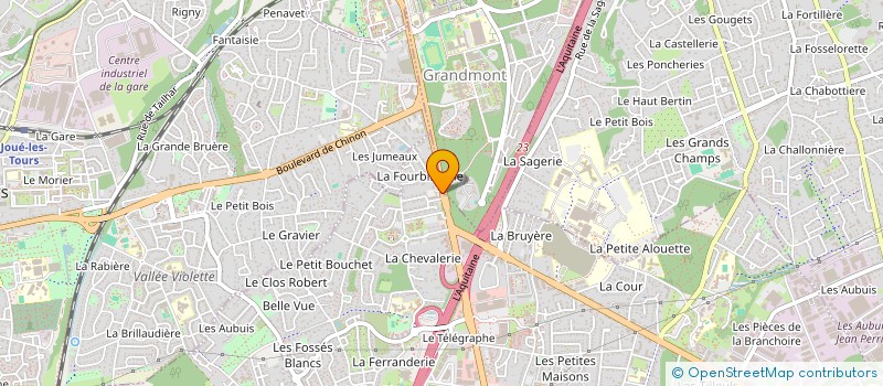 localisation de l'entreprise SCI HGI  CHAMBRAY-LES-TOURS