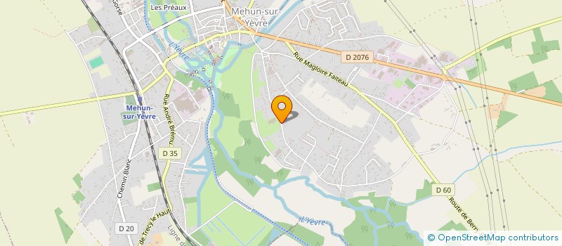 localisation de l'entreprise SCI HGJ  MEHUN-SUR-YEVRE