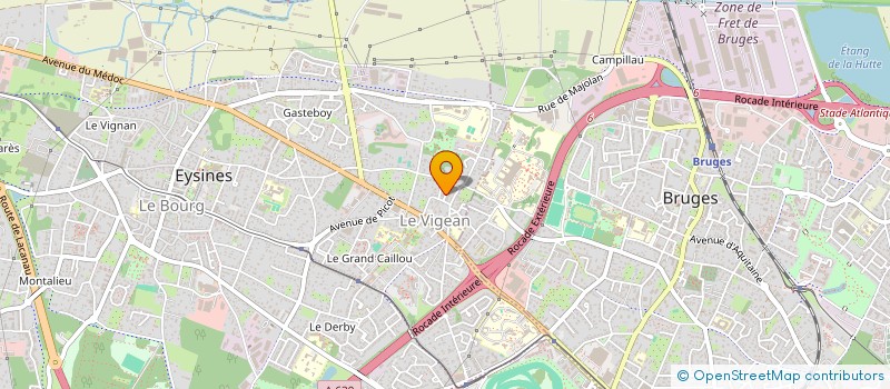 localisation de l'entreprise SCI HGM  EYSINES