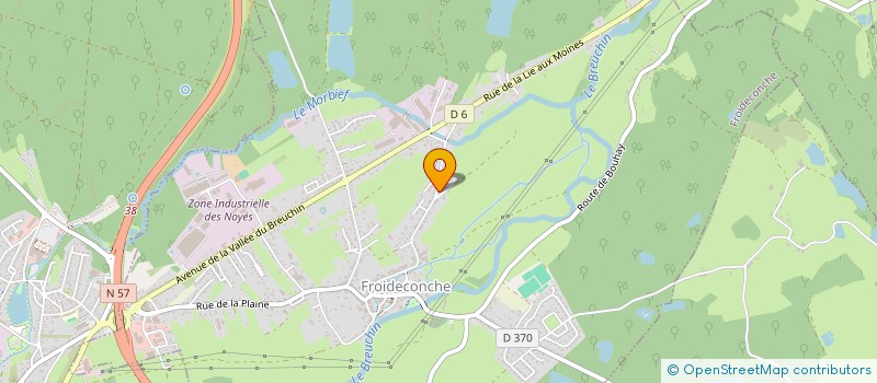 localisation de l'entreprise SCI HGM  FROIDECONCHE