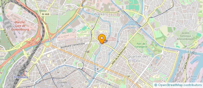 localisation de l'entreprise SCI HH  BENFELD