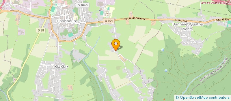 localisation de l'entreprise SCI HH-LEO  PHALSBOURG