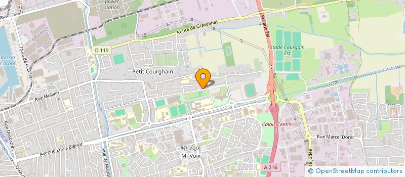 localisation de l'entreprise SCI HHM  CALAIS