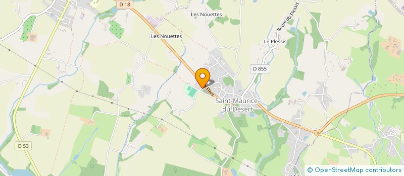localisation de l'entreprise SCI HHSI à LES MONTS-D'ANDAINE