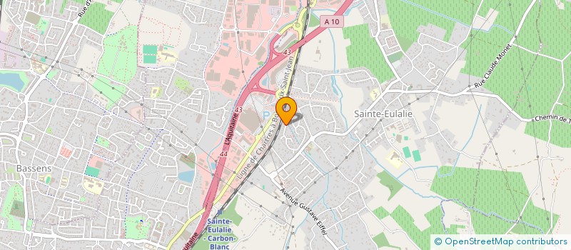 localisation de l'entreprise SCI HIB3F à SAINTE-EULALIE