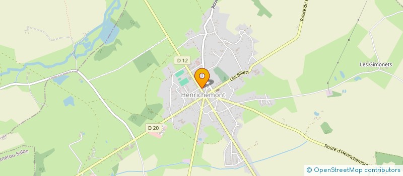 localisation de l'entreprise SCI HIBACHI  HENRICHEMONT