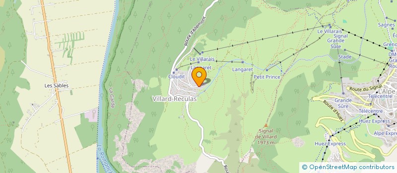 localisation de l'entreprise SCI HIBERNATION  VILLARD-RECULAS