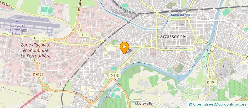 localisation de l'entreprise SCI HIBERT à CARCASSONNE