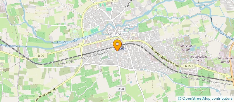 localisation de l'entreprise SCI HIBERT CHIRON  LE THOR