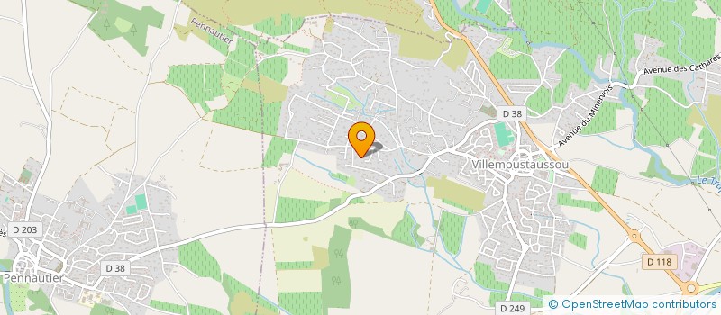 localisation de l'entreprise SCI HIBIS CUS à VILLEMOUSTAUSSOU