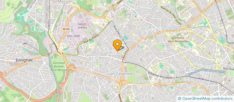 localisation de l'entreprise SCI HIBISCUS à MONTPELLIER