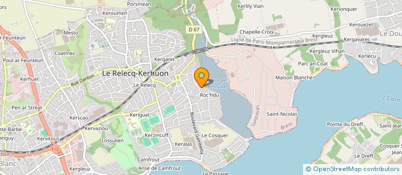 localisation de l'entreprise SCI HIBISCUS  LE RELECQ-KERHUON