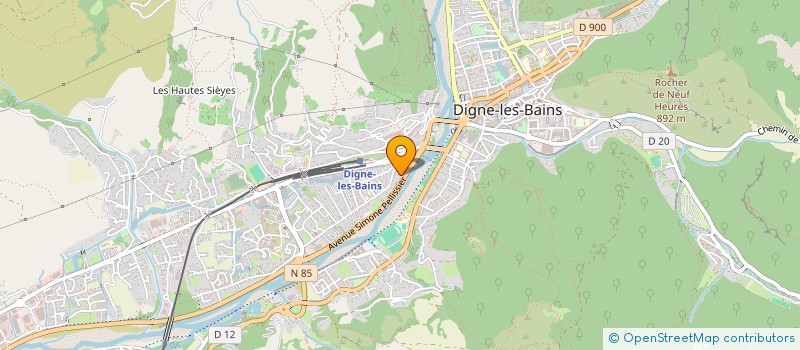 localisation de l'entreprise SCI HIBISCUS à DIGNE-LES-BAINS