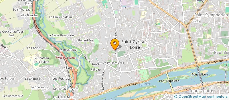 localisation de l'entreprise SCI HIBISCUS  SAINT-CYR-SUR-LOIRE
