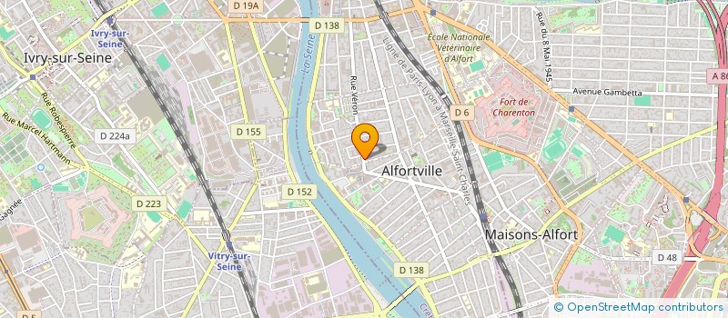 localisation de l'entreprise SCI HIBISCUS 92 à ALFORTVILLE
